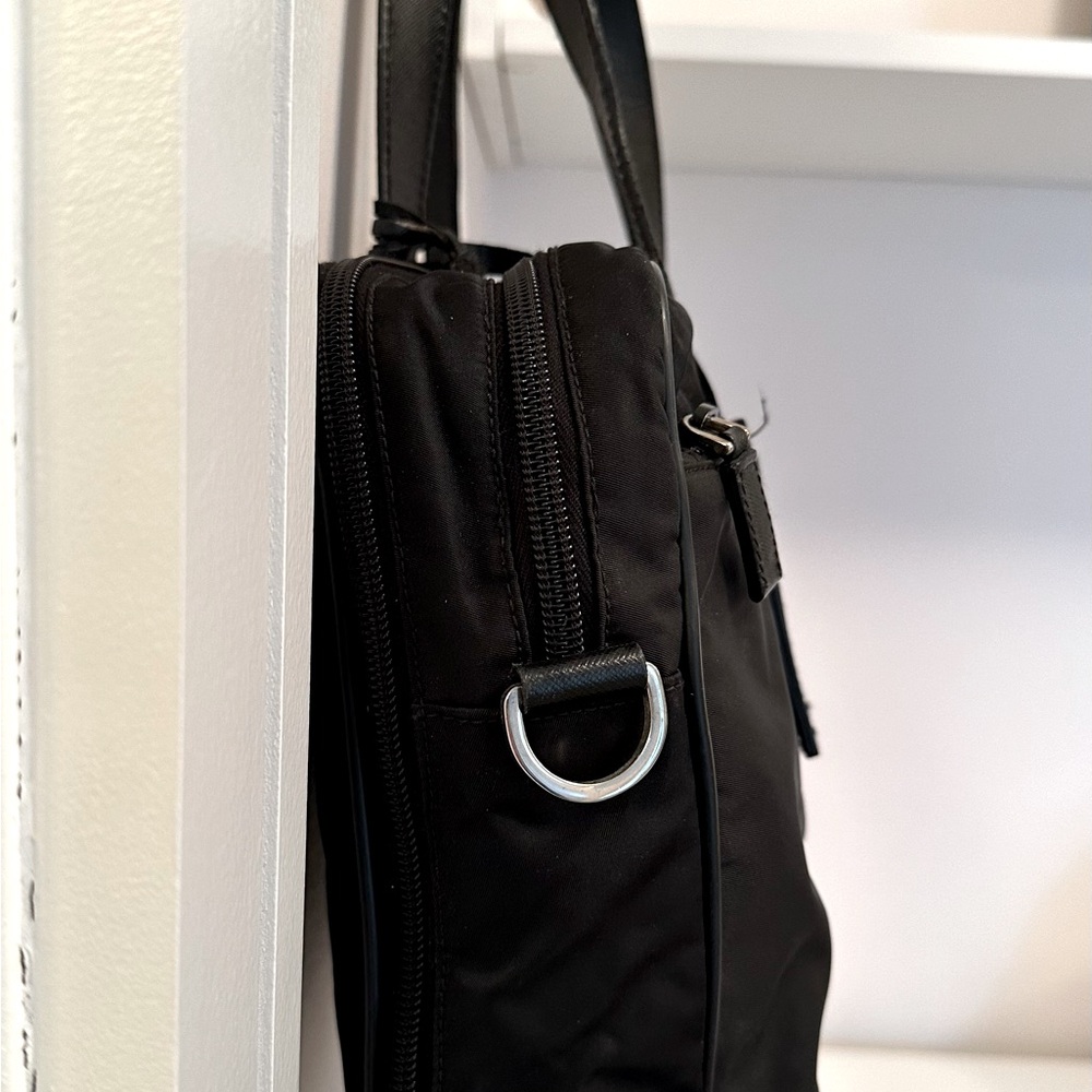 Prada Black Nylon Briefcase - Picture 10 of 15